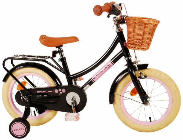 Volare Excellent Kinderfiets – Meisjes – 14 inch – Zwart