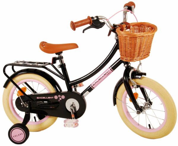 Volare Excellent Kinderfiets – Meisjes – 14 inch – Zwart