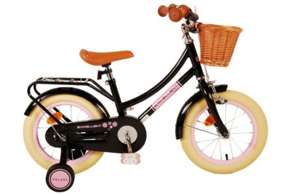 Volare Excellent Kinderfiets – Meisjes – 14 inch – Zwart