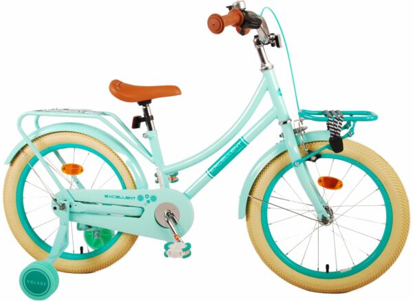 Volare Excellent Kinderfiets – Meisjes – 18 inch – Groen – 95% afgemonteerd