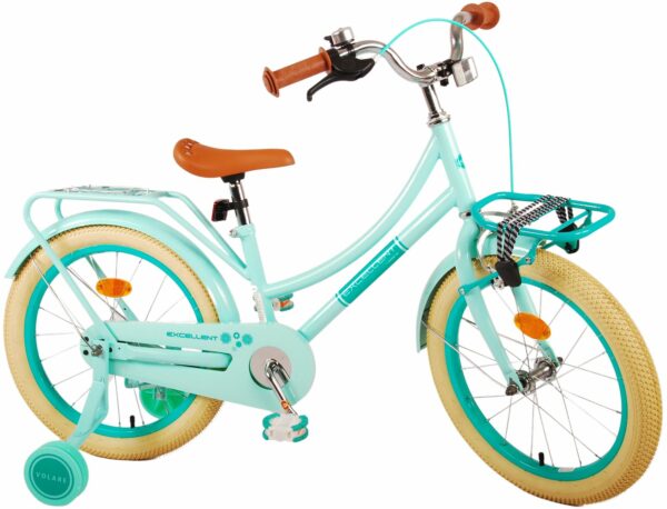 Volare Excellent Kinderfiets – Meisjes – 18 inch – Groen – 95% afgemonteerd