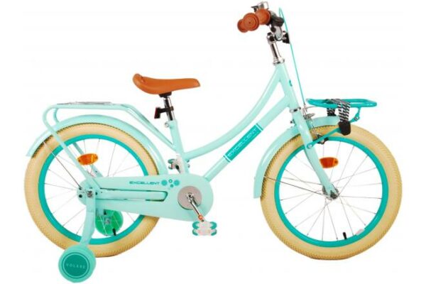 Volare Excellent Kinderfiets – Meisjes – 18 inch – Groen – 95% afgemonteerd