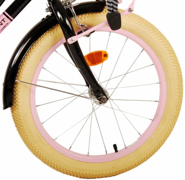 Volare Excellent Kinderfiets – Meisjes – 18 inch – Zwart – 95% afgemonteerd