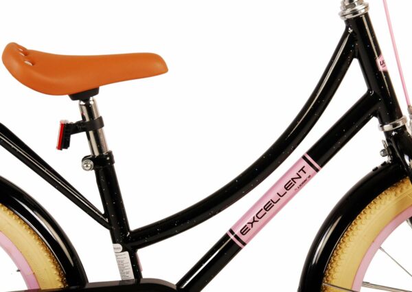 Volare Excellent Kinderfiets – Meisjes – 18 inch – Zwart – 95% afgemonteerd