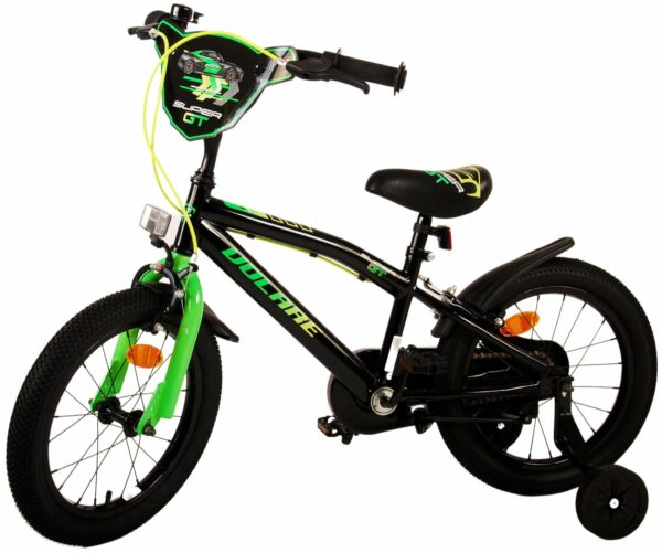 Volare Super GT Kinderfiets – Jongens – 16 inch – Groen – Twee handremmen