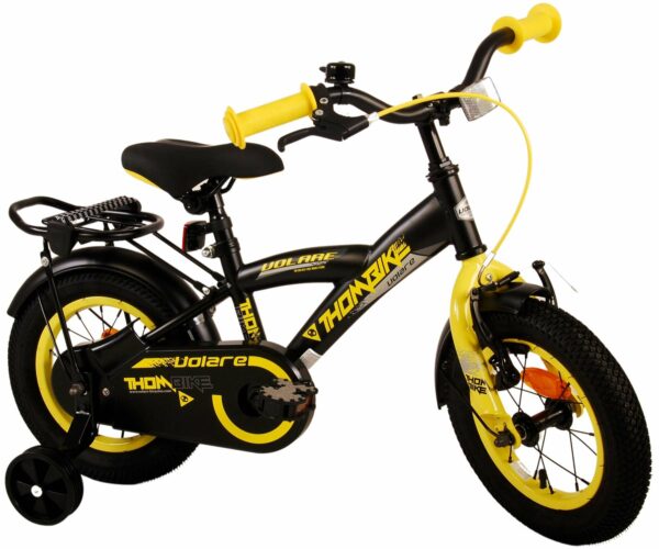 Volare Thombike Kinderfiets – Jongens – 12 inch – Zwart Geel