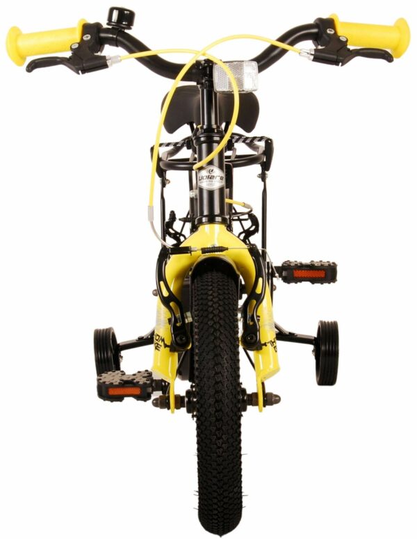 Volare Thombike Kinderfiets – Jongens – 12 inch – Zwart Geel – Twee Handremmen