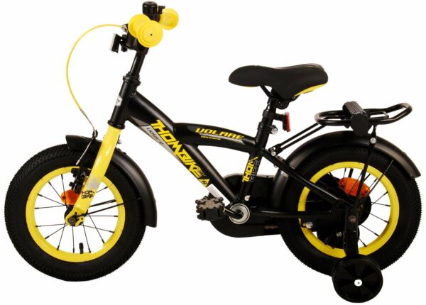 Volare Thombike Kinderfiets – Jongens – 12 inch – Zwart Geel