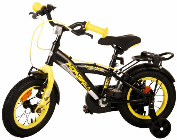 Volare Thombike Kinderfiets – Jongens – 12 inch – Zwart Geel – Twee Handremmen