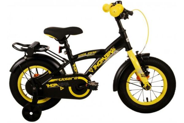 Volare Thombike Kinderfiets – Jongens – 12 inch – Zwart Geel