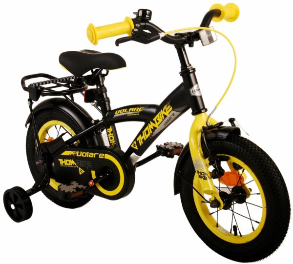 Volare Thombike Kinderfiets – Jongens – 12 inch – Zwart Geel