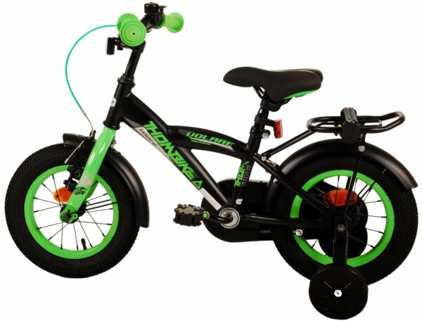Volare Thombike Kinderfiets – Jongens – 12 inch – Zwart Groen