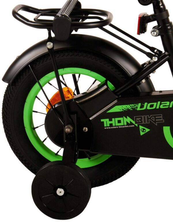 Volare Thombike Kinderfiets – Jongens – 12 inch – Zwart Groen