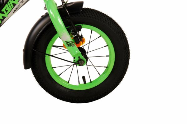 Volare Thombike Kinderfiets – Jongens – 12 inch – Zwart Groen