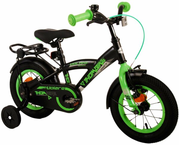 Volare Thombike Kinderfiets – Jongens – 12 inch – Zwart Groen