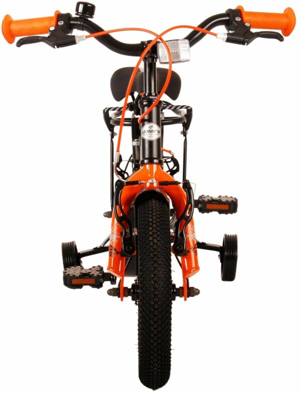 Volare Thombike Kinderfiets – Jongens – 12 inch – Zwart Oranje – Twee Handremmen