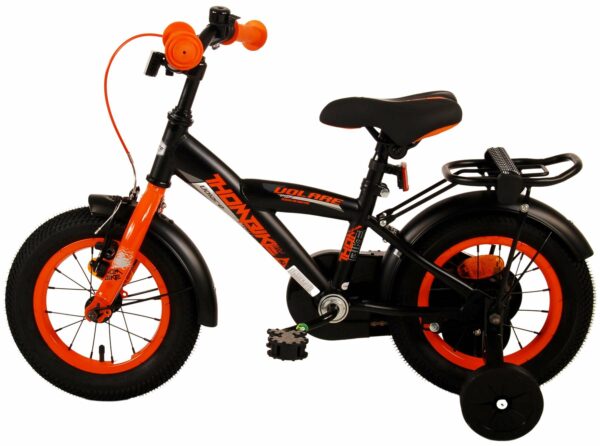 Volare Thombike Kinderfiets – Jongens – 12 inch – Zwart Oranje