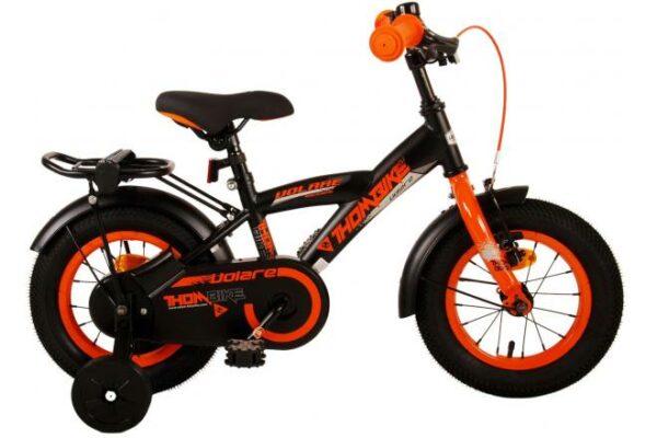 Volare Thombike Kinderfiets – Jongens – 12 inch – Zwart Oranje