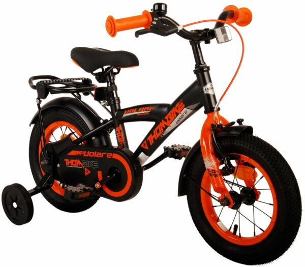 Volare Thombike Kinderfiets – Jongens – 12 inch – Zwart Oranje