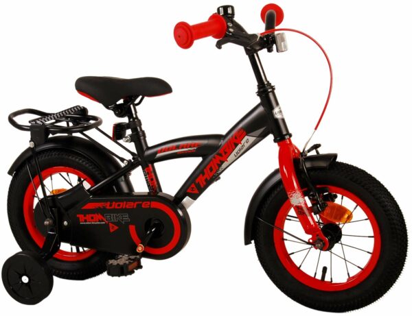 Volare Thombike Kinderfiets – Jongens – 12 inch – Zwart Rood