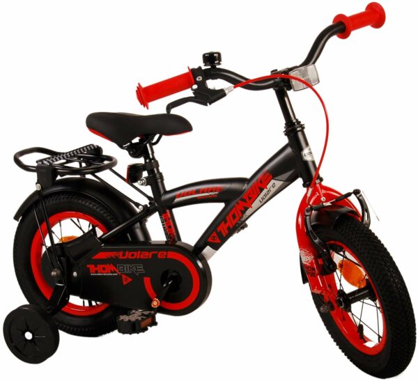Volare Thombike Kinderfiets – Jongens – 12 inch – Zwart Rood