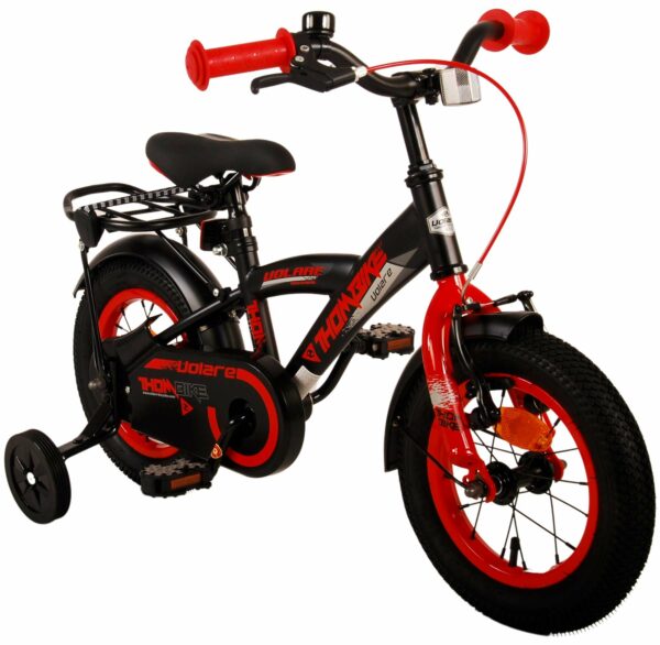 Volare Thombike Kinderfiets – Jongens – 12 inch – Zwart Rood