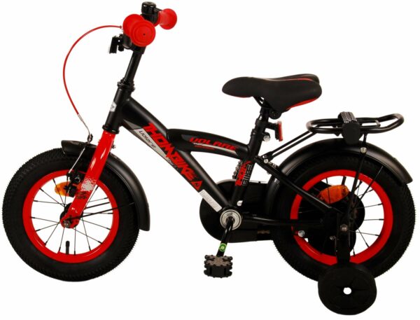 Volare Thombike Kinderfiets – Jongens – 12 inch – Zwart Rood