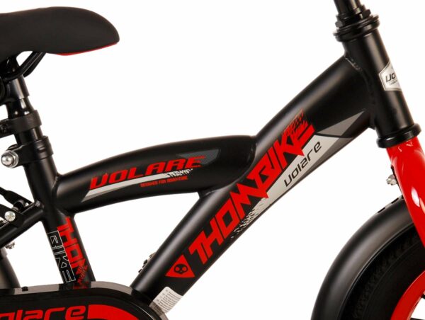 Volare Thombike Kinderfiets – Jongens – 12 inch – Zwart Rood