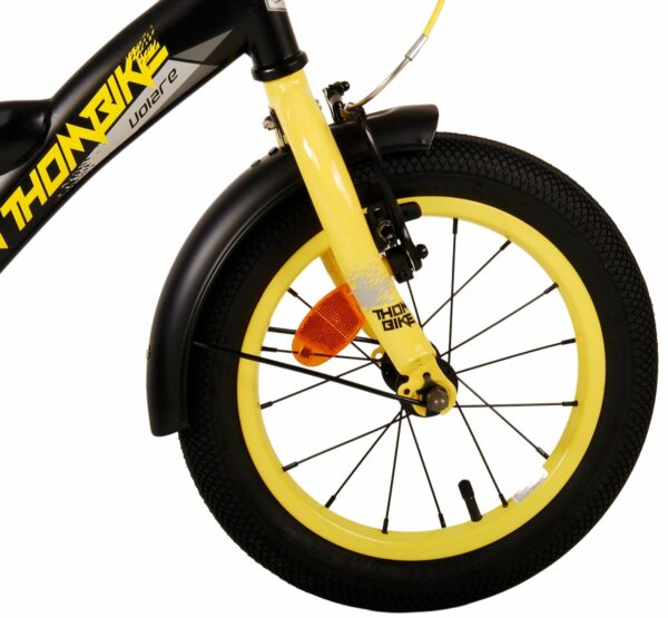 Volare Thombike Kinderfiets – Jongens – 14 inch – Zwart Geel