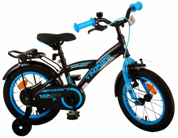 Volare Thombike Kinderfiets – Jongens – 14 inch – Zwart Blauw