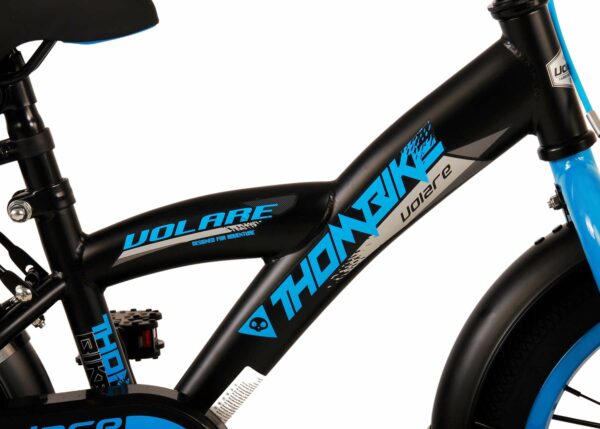 Volare Thombike Kinderfiets – Jongens – 14 inch – Zwart Blauw