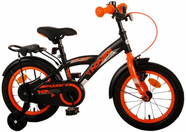 Volare Thombike Kinderfiets – Jongens – 14 inch – Zwart Oranje