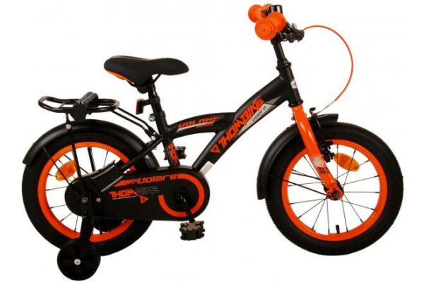 Volare Thombike Kinderfiets – Jongens – 14 inch – Zwart Oranje