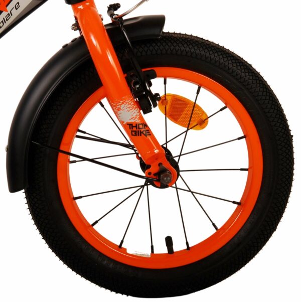 Volare Thombike Kinderfiets – Jongens – 14 inch – Zwart Oranje