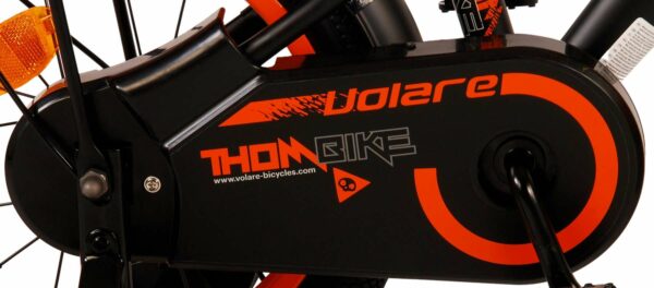 Volare Thombike Kinderfiets – Jongens – 14 inch – Zwart Oranje