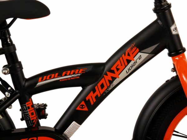 Volare Thombike Kinderfiets – Jongens – 14 inch – Zwart Oranje