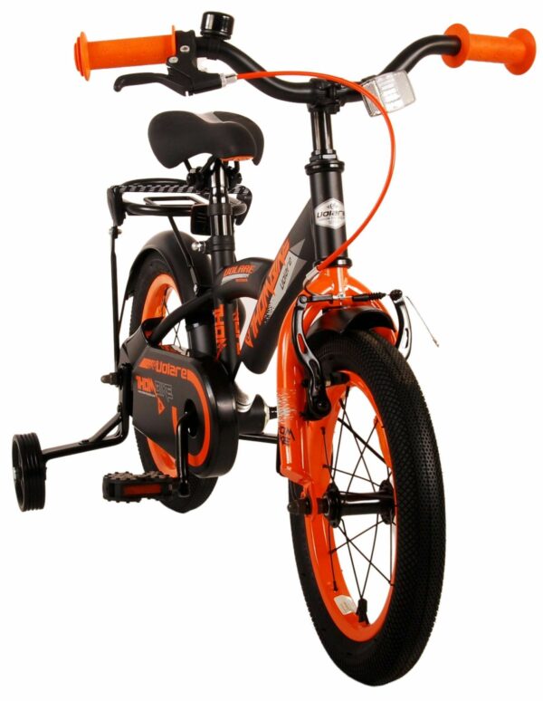 Volare Thombike Kinderfiets – Jongens – 14 inch – Zwart Oranje