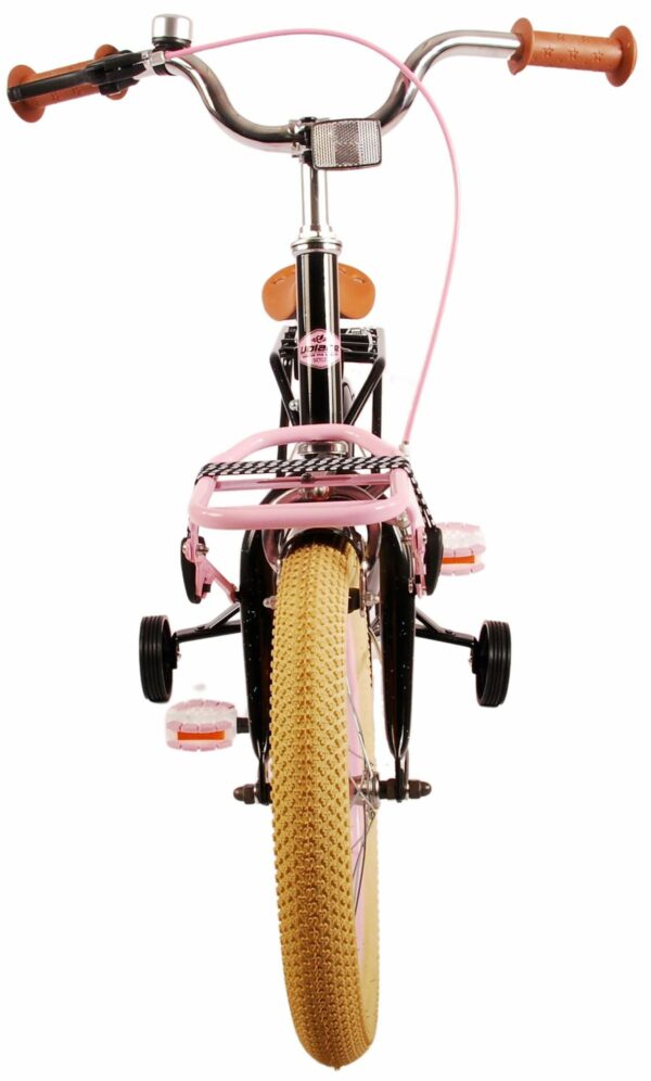 Volare Excellent Kinderfiets – Meisjes – 16 inch – Zwart – 95% afgemonteerd