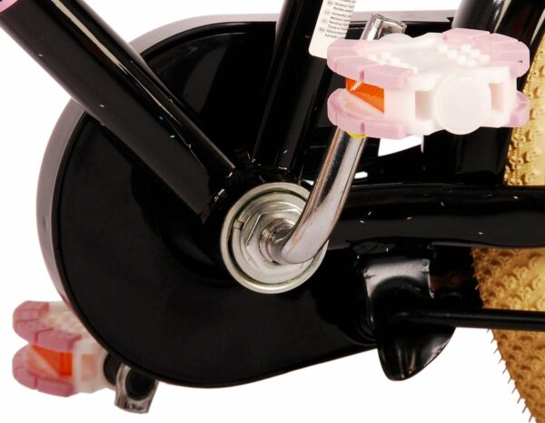 Volare Excellent Kinderfiets – Meisjes – 16 inch – Zwart – 95% afgemonteerd