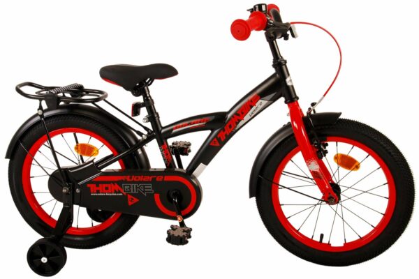 Volare Thombike Kinderfiets – Jongens – 16 inch – Zwart Rood
