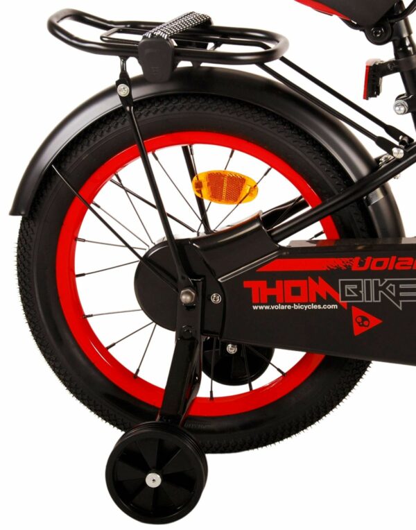 Volare Thombike Kinderfiets – Jongens – 16 inch – Zwart Rood