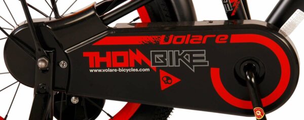 Volare Thombike Kinderfiets – Jongens – 16 inch – Zwart Rood