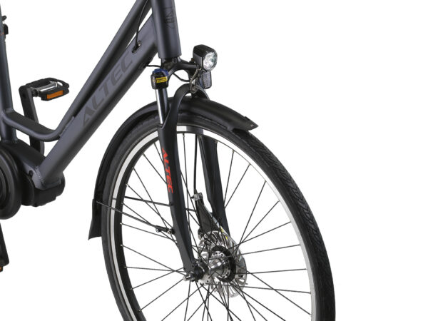 Altec Delta E-bike 28 inch 53 cm 518Wh N-7 Midden Motor RLR Mat Smoke Gray – M80 -80Nm –