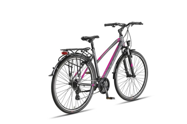Altec Legarda (CT) LSM 28 inch Damesfiets V-Brakes  24 Versn. Antraciet/Pink *** VASTE LAGE PRIJS ***