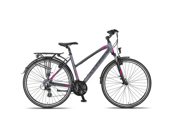 Altec Legarda (CT) LSM 28 inch Damesfiets V-Brakes  24 Versn. Antraciet/Pink *** VASTE LAGE PRIJS ***