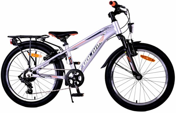 Volare Cross Kinderfiets – Jongens – 20 inch – Zilver – 6 versnellingen