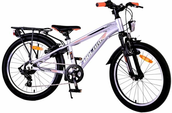 Volare Cross Kinderfiets – Jongens – 20 inch – Zilver – 6 versnellingen