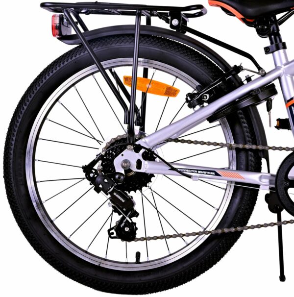 Volare Cross Kinderfiets – Jongens – 20 inch – Zilver – 6 versnellingen
