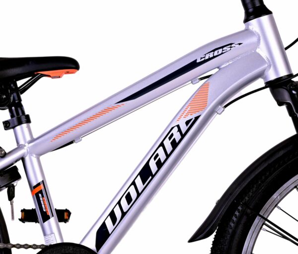 Volare Cross Kinderfiets – Jongens – 20 inch – Zilver – 6 versnellingen