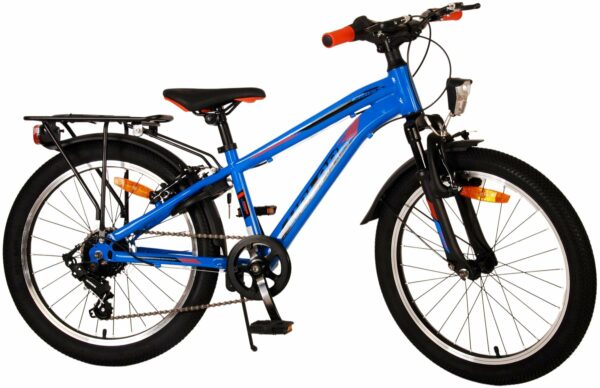 Volare Cross Kinderfiets – Jongens – 20 inch – Blauw – 6 versnellingen